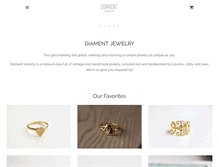 Tablet Screenshot of diamentjewelry.com